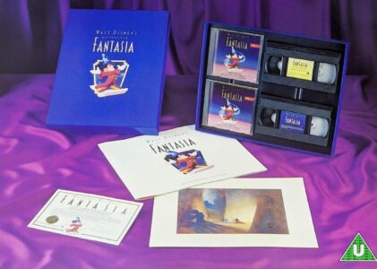 Walt Disney’s Masterpiece Fantasia Collectors Edition Box VHS